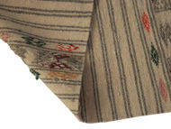 Image de PARTAGEZ CE PRODUIT   Hand & Crafts Tapis vintage style amazigh berbère - Fait main 100% Laine -105x47cm